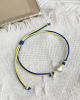 We Stand Together Ukrainian Heart Inspired Braided Bracelet We Stand Together Ukrainian Heart Inspired Braided Bracelet