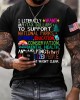 Men's Support National Parks Printed Round Neck T-shirt Men's Support National Parks Printed Round Neck T-shirt