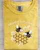 Respect The Locals Bees & Daisies Embroidered Washed T Shirt Respect The Locals Bees & Daisies Embroidered Washed T Shirt