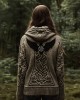 Women's Viking Tribal Birds Celtic Knotwork Hooded Sweater Women's Viking Tribal Birds Celtic Knotwork Hooded Sweater