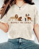 Respect The Locals Embroidered Vintage Cozy T Shirt Respect The Locals Embroidered Vintage Cozy T Shirt