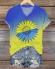 We Hope Free Forever Stop Ukr War Print T-shirt We Hope Free Forever Stop Ukr War Print T-shirt