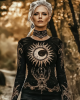 Retro Mystical Moon Print Basic T-shirt Retro Mystical Moon Print Basic T-shirt