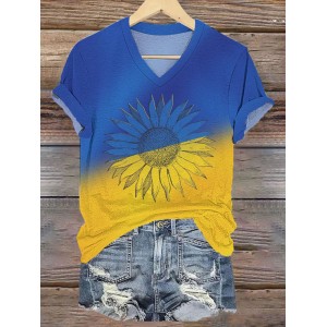 We Hope Free Forever Stop Ukr War Print T-shirt