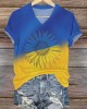 We Hope Free Forever Stop Ukr War Print T-shirt We Hope Free Forever Stop Ukr War Print T-shirt