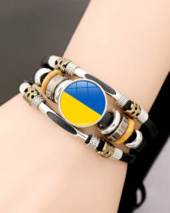 Friendship With Ukrainian Stand With Ukraine Bracelet Friendship With Ukrainian Stand With Ukraine Bracelet