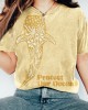 Protect Our Oceans Whale Shark Print Washed T Shirt Protect Our Oceans Whale Shark Print Washed T Shirt