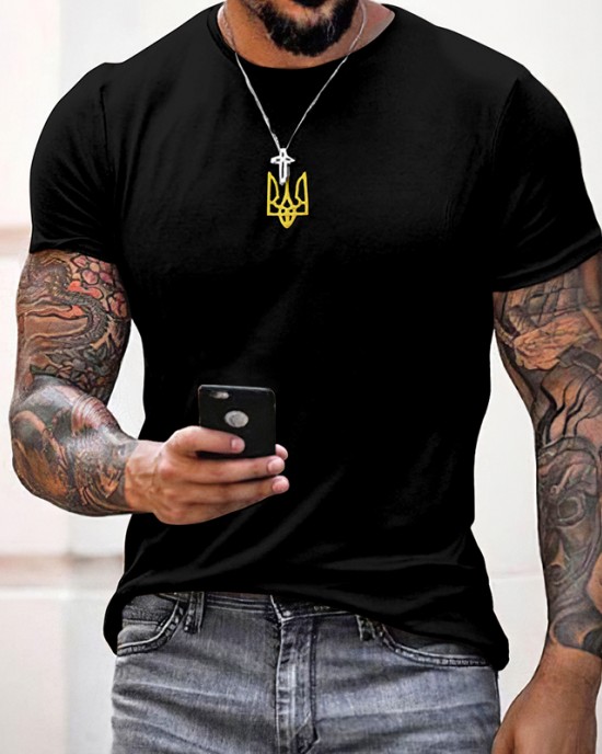Men's Ukrainians Print T-shirt Men's Ukrainians Print T-shirt