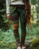 Vintage Celtic Chunky Patchwork Cozy Knit Leggings Vintage Celtic Chunky Patchwork Cozy Knit Leggings