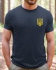 Men's Ukraine Trident Print Short Sleeve T-shirt Men's Ukraine Trident Print Short Sleeve T-shirt