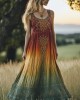 Viking Celtic Knot & Floral Print Women's Vintage Vest Dress Viking Celtic Knot & Floral Print Women's Vintage Vest Dress