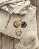 Beach Seashells & Starfish Embroidered Zip Up Sweatshirt Beach Seashells & Starfish Embroidered Zip Up Sweatshirt