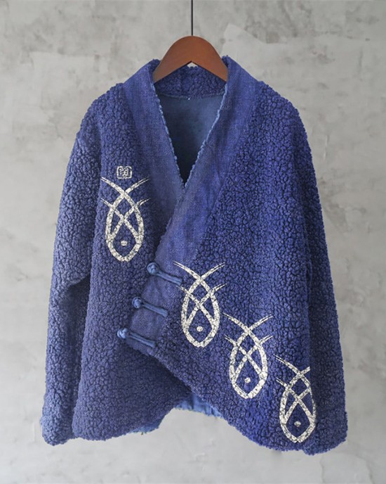 Japanese Fish Pattern Women's Kimono Japanese Fish Pattern Women's Kimono