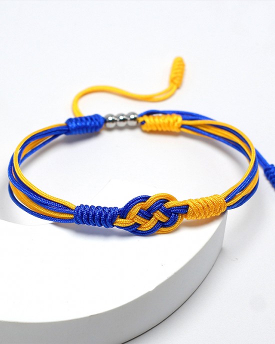 Ukrainian Inspired Braided Bracelet 1 Ukrainian Inspired Braided Bracelet 1