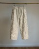 Vintage Leaf Embroidery Art Linen Blend Comfy Pants Vintage Leaf Embroidery Art Linen Blend Comfy Pants