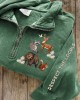 Respect The Locals Protect National Park Embroidered Zip Up Sweatshirt