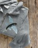 Classy Fish Sequins Embroidered Zip Up Sweatshirt Classy Fish Sequins Embroidered Zip Up Sweatshirt