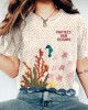 Respect The Locals Underwater World Embroidered Ladies T-shirt Respect The Locals Underwater World Embroidered Ladies T-shirt