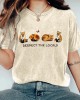 Respect The Locals Foxes Embroidered Washed T Shirt