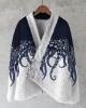 Vintage Japanese Ocean Octopus Print Cardigan Vintage Japanese Ocean Octopus Print Cardigan