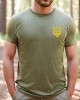 Men's Ukraine Trident Print Short Sleeve T-shirt Men's Ukraine Trident Print Short Sleeve T-shirt