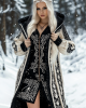 Women's Viking Rune Jacquard Celtic Style Knitted Sweater Cardigan Women's Viking Rune Jacquard Celtic Style Knitted Sweater Cardigan