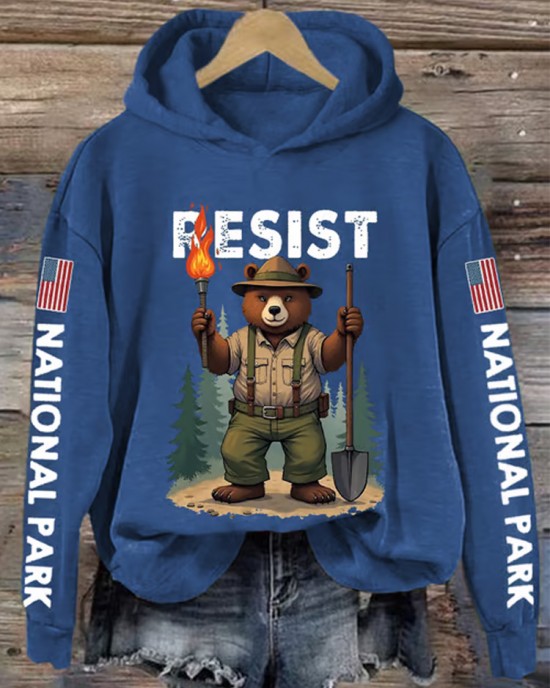 Women's Protect Our National Parks Printed Sweatshirt