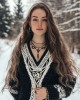 Women's Viking Style Celtic Knot V Neck Knitted Sweater Women's Viking Style Celtic Knot V Neck Knitted Sweater
