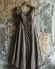 Viking Tribal Celtic Knot Lace Art Linen Tank Dress Viking Tribal Celtic Knot Lace Art Linen Tank Dress