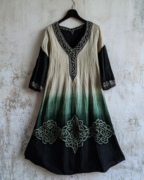 Vintage Tribal Celtic Knot Life Of Tree Gradient Art Art Maxi Dress Vintage Tribal Celtic Knot Life Of Tree Gradient Art Art Maxi Dress