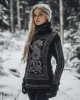 Viking Dragon Pattern Turtleneck Knit Sweater Viking Dragon Pattern Turtleneck Knit Sweater