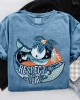 Respect The Locals Ocean Whale Embroidered Cozy T Shirt