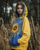 Ukrainian Sunflower Embroidered Print Women's Hooded Sweatshirt