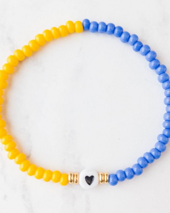 Ukrainian Inspired Bracelet Ukrainian Inspired Bracelet