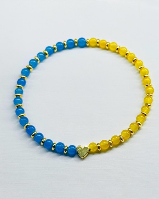 Ukrainian Inspired Bracelet Ukrainian Inspired Bracelet