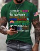Men's Support National Parks Printed Round Neck T-shirt Men's Support National Parks Printed Round Neck T-shirt