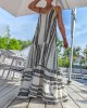 Vintage Geometric Color Block Bohemian Patchwork Sleeveless Colorful Dress Vintage Geometric Color Block Bohemian Patchwork Sleeveless Colorful Dress