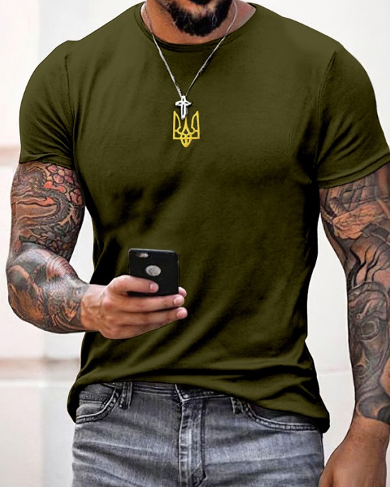 Men's Ukrainians Print T-shirt Men's Ukrainians Print T-shirt