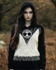 Viking Tree Of Life Contrast Color Cozy Hooded Sweater Viking Tree Of Life Contrast Color Cozy Hooded Sweater