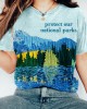 Protect Our National Park Embroidered Vintage T Shirt Protect Our National Park Embroidered Vintage T Shirt