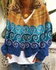 Japanese Sea Waves Colorblock Knit Art Cardigan Japanese Sea Waves Colorblock Knit Art Cardigan