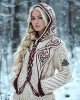 Women's Viking Jacquard Celtic Knitted Hooded Sweater Women's Viking Jacquard Celtic Knitted Hooded Sweater