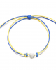 We Stand Together Ukrainian Heart Inspired Braided Bracelet We Stand Together Ukrainian Heart Inspired Braided Bracelet