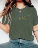 Women's Ukrainian Peace Dove Print Short Sleeve T-shirt Women's Ukrainian Peace Dove Print Short Sleeve T-shirt