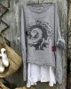 Vintage Japanese Art Octopus Cozy Linen Blend Shirt Vintage Japanese Art Octopus Cozy Linen Blend Shirt