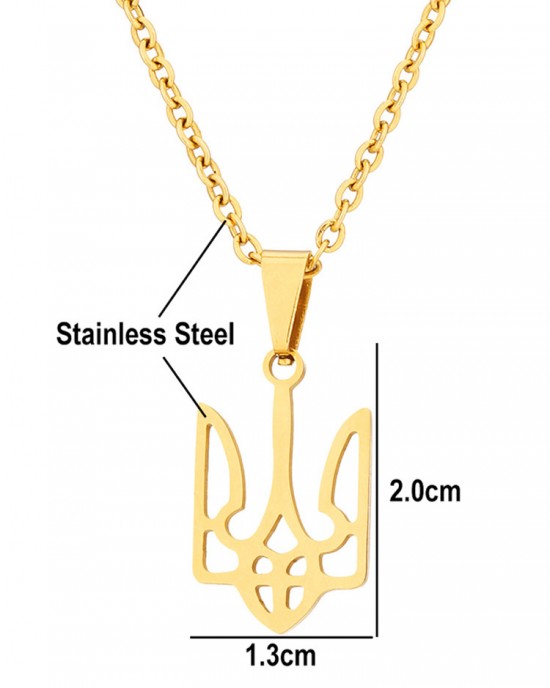 Friendship With Ukrainian Stand With Ukraine Necklace Friendship With Ukrainian Stand With Ukraine Necklace