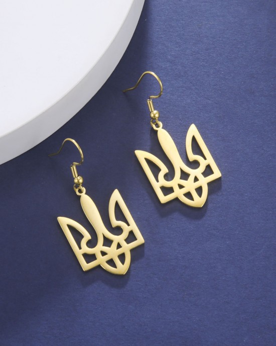 Ukrainian Stainless Steel Earrings Ukrainian Stainless Steel Earrings