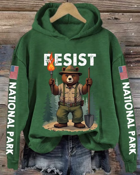 Women's Protect Our National Parks Printed Sweatshirt