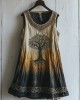 Women's Viking Tree Of Life Celtic Gradient Art Linen Sleeveless Top Women's Viking Tree Of Life Celtic Gradient Art Linen Sleeveless Top