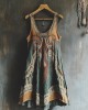Viking Vintage Totem Women's Linen Tank Dress